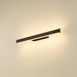 SLV Aplică de perete pentru baie cu LED One Linear, 52 cm, negru, CCT, reglabil, Negru, Baie, Aluminiu, Modern