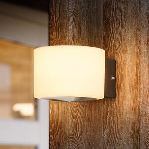 Philips LED lampă de perete exterior Otis UE, alb, oțel, IP44, Alb, Oțel inoxidabil, Modern