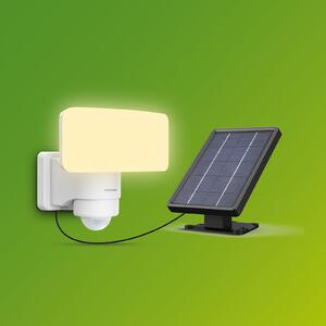 Philips LED spot exterior solar Tylus, alb, 3.000 K, senzor, Alb, Plastic, Lumini solare