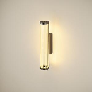 SLV Aplică LED Quimera, culoare bronz, înălțime 41 cm, CCT, reglabil, Bronz / Alamă Veche, Camera de zi / sufragerie, Aluminiu
