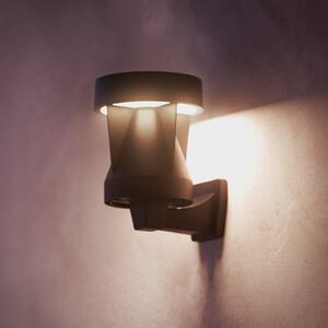 Philips LED-Solar-Außenwandleuchte Avery, negru, IP44, Negru, Plastic