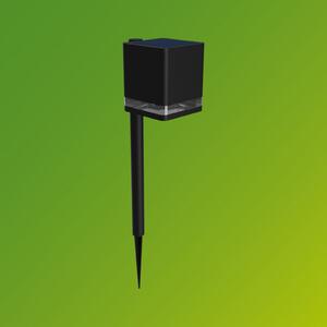 Philips Lampa solară cu țeapă Virona, negru, IP44, Negru, Plastic, Modern, Lumini solare