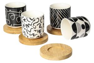 Set de cești Contraria 100ml bamboo