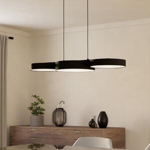 EGLO connect Smart lampă suspendată LED Barbano-Z, negru, reglabil, Negru, Camera de zi / sufragerie, Metal, Modern