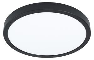 EGLO connect Lampa LED de suprafață Fueva 6-Z, negru, Ø27cm, reglabil, Negru, Camera de zi / sufragerie, Plastic, Modern