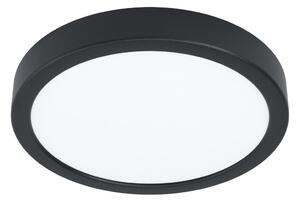 EGLO connect Lampa LED de suprafață Fueva 6-Z, negru, Ø21cm, reglabil, Negru, Camera de zi / sufragerie, Plastic, Modern