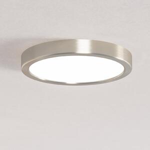 EGLO connect Lampa LED de suprafață Fueva 6-Z, gri, Ø 21cm, reglabil, Gri, Camera de zi / sufragerie, Plastic, Modern