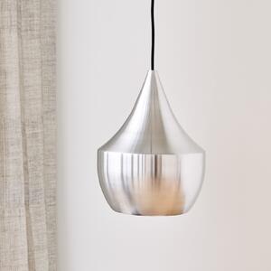 Tom Dixon Lampă suspendată LED Beat Fat Unbeaten, culoare aluminiu, reglabil, Metalic, Camera de zi / sufragerie, Aluminiu, Design