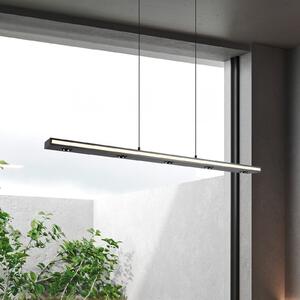 Trio Lighting Lampă suspendată LED Graham, negru, metal, sus/jos, CCT, dimabil, reglabil, Negru, Camera de zi / sufragerie, Metal, Modern