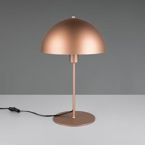 Trio Lighting Lampa de masă Nola, cafea, înălțime 45 cm, metal, Maro / Rugină, Camera de zi / sufragerie, Metal, Scandinavă