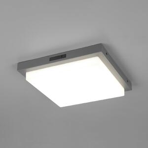 Trio Lighting Aplică LED pentru exterior Bermejo, unghiulară, senzor, CCT, antracit, Gri, Metal