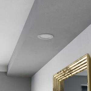 EGLO connect Lumină LED inteligentă pentru încastrare Fueva 6-Z, alb, Ø 12cm, reglabil, Alb, Camera de zi / sufragerie, Plastic, Modern
