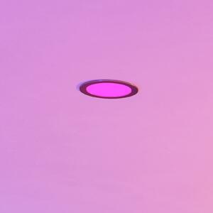 EGLO connect Lumină LED inteligentă pentru încastrare Fueva 6-Z, gri, Ø 16cm, reglabil, Gri, Camera de zi / sufragerie, Plastic, Modern