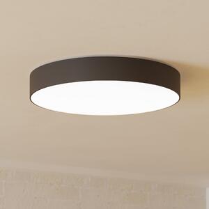 EGLO connect plafonieră LED inteligentă Gallizzi-Z, negru, Ø49cm, reglabil, Negru, Camera de zi / sufragerie, Plastic, Modern