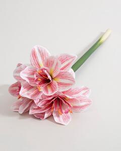 Floare artificială Amarylis 62 cm pink