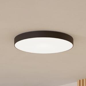 EGLO connect plafonieră LED inteligentă Gallizzi-Z, negru, Ø69cm, reglabil, Negru, Camera de zi / sufragerie, Plastic, Modern
