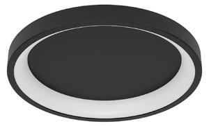 EGLO connect plafonieră LED inteligentă Loretello-Z, rotundă, negru, reglabil, Negru, Camera de zi / sufragerie, Metal, Modern