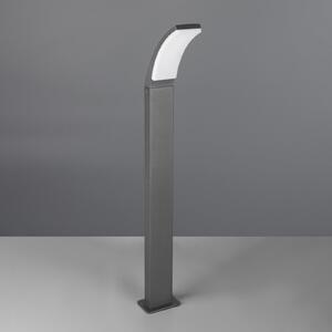 Reality Leuchten Bornă luminoasă LED Beja, antracit, aluminiu, înălțime 100 cm, Negru, Aluminiu, Modern