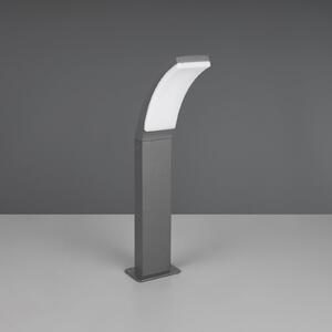 Reality Leuchten Bornă luminoasă LED Beja, antracit, aluminiu, înălțime 60 cm, Negru, Aluminiu, Modern
