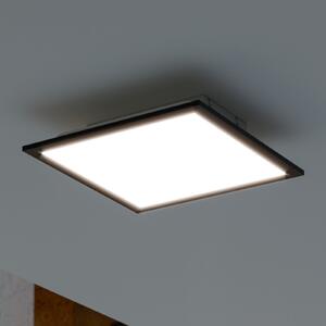 EGLO connect plafonieră LED Moradillo-Z, negru, 29cm, reglabil, Negru, Camera de zi / sufragerie, Metal, Modern