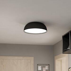 EGLO connect plafonieră LED inteligentă Tollos-Z, Ø 40 cm, reglabil, Negru, Camera de zi / sufragerie, Aluminiu, Modern