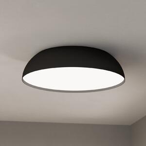 EGLO connect plafonieră LED inteligentă Tollos-Z, Ø 55 cm, reglabil, Negru, Camera de zi / sufragerie, Aluminiu, Modern