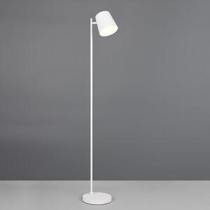 Reality Leuchten Lampadar LED cu baterie Blake, alb mat, metal, dimabil, reglabil, Alb, Camera de zi / sufragerie, Metal