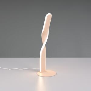 Reality Leuchten Lampa de masă LED Ginko, nisip, metal, înălțime 40,5 cm, Bej, Camera de zi / sufragerie, Metal, Modern