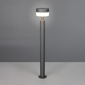 Trio Lighting Bornă luminoasă LED Mackenzie, înălțime 95 cm, antracit, aluminiu turnat, Gri, Aluminiu, Modern