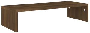 Suport de monitor stejar, maro, 60x23,5x12 cm, lemn prelucrat