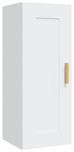 Dulap de perete, alb, 35x34x90 cm, lemn prelucrat