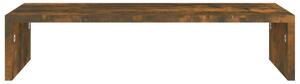 Suport de monitor stejar fumuriu, 60x23,5x12 cm, lemn prelucrat