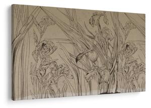 Tablou - Contururile plantelor (90x60 cm)