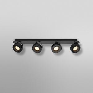 OSRAM Spot LED VENUS negru 4 becuri Metal 3.000 K, Negru, Camera de zi / sufragerie, Metal, Modern