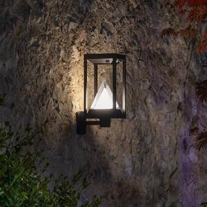 OSRAM SMART+ Lampă solară LED pentru exterior ALPS, negru Senzor, reglabil, Negru, Aluminiu, Modern