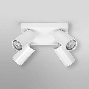 OSRAM Spot de tavan OCTAGON PLATE, alb, 4 becuri, GU10-LED, 927, reglabil, Alb, Camera de zi / sufragerie, Metal, Modern