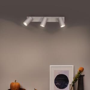 OSRAM Spot de tavan OCTAGON, alb, 3 becuri, GU10-LED 927 dimabil, reglabil, Alb, Camera de zi / sufragerie, Metal, Modern