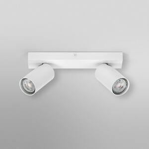 OSRAM Spot de tavan OCTAGON, alb, 2 becuri, GU10-LED 927 dimabil, reglabil, Alb, Camera de zi / sufragerie, Metal, Modern