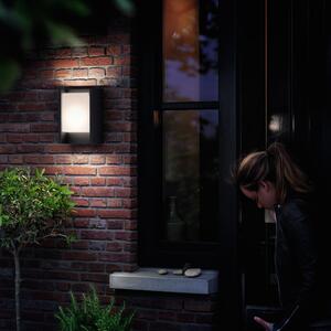 Philips LED lampă pentru exterior Arbour UE, set de 2, 2.700 K, Negru, Aluminiu, Modern