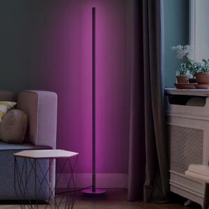 OSRAM SMART+ lampadar LED ROUND negru 140 cm RGB CCT, reglabil, Negru, Camera de zi / sufragerie, Aluminiu, Modern