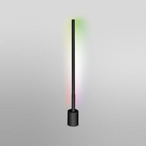 OSRAM SMART+ Lampadar LED WiFi CORNER SLIM, negru RGB CCT, reglabil, Negru, Camera de zi / sufragerie, Aluminiu, Modern