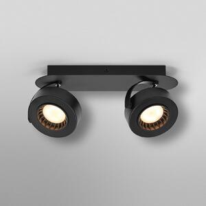 OSRAM Spot LED VENUS negru 2 becuri metal 3.000 K, Negru, Camera de zi / sufragerie, Metal, Modern