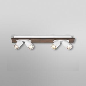 OSRAM Spot de tavan MERCURY, alb, 4 spoturi GU10-LED 927 dimabil, reglabil, Alb, Camera de zi / sufragerie, Metal, Modern