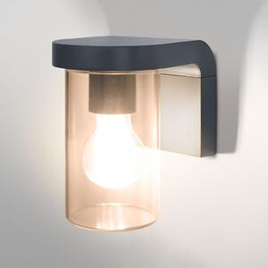 OSRAM Lampa de exterior ENDURA CLASSIC CASCADE, sticlă chihlimbar IP44, reglabil, Gri, Aluminiu, Modern