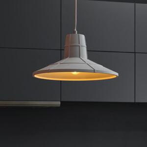 OSRAM lampă suspendată CONCRETE SALA, gri, Ø 32 cm, beton, E27, reglabil, Gri, Camera de zi / sufragerie, Beton, Viața tânără