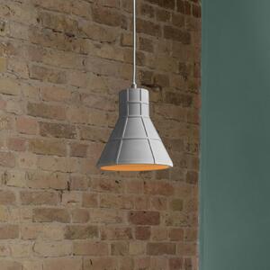 OSRAM Lampă suspendată CONCRETE BIM, gri, Ø 20 cm, beton, E27, reglabil, Gri, Camera de zi / sufragerie, Beton, Viața tânără