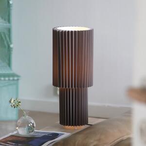 Markslöjd Lampă de masă Catis, gri, 45 cm înălțime, textil, E27, Gri, Camera de zi / sufragerie, Plastic, Modern