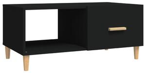 Măsuță de cafea, negru, 89,5x50x40 cm, lemn compozit