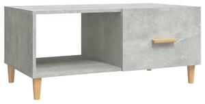 Măsuță de cafea, gri beton, 89,5x50x40 cm, lemn compozit