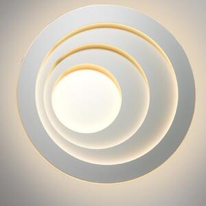 OSRAM plafonieră LED ORBIS SPIRAL ROUND Ø 52 cm albă sus/jos, Alb, Camera de zi / sufragerie, Metal, Modern